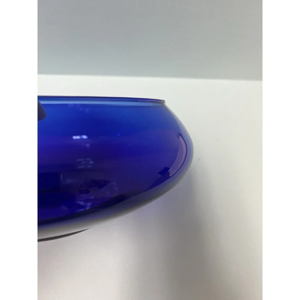 Crisa Mexico Hand-Blown Cobalt Blue Glass‎ Vintage 10